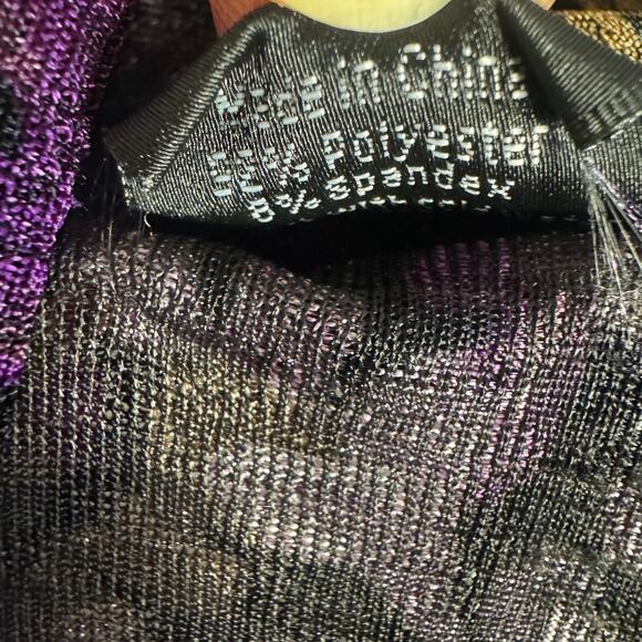 'Magic' Funky Abstract Colorful Floral Print Vest, Size Measurements In Photos - Picture 3 of 8